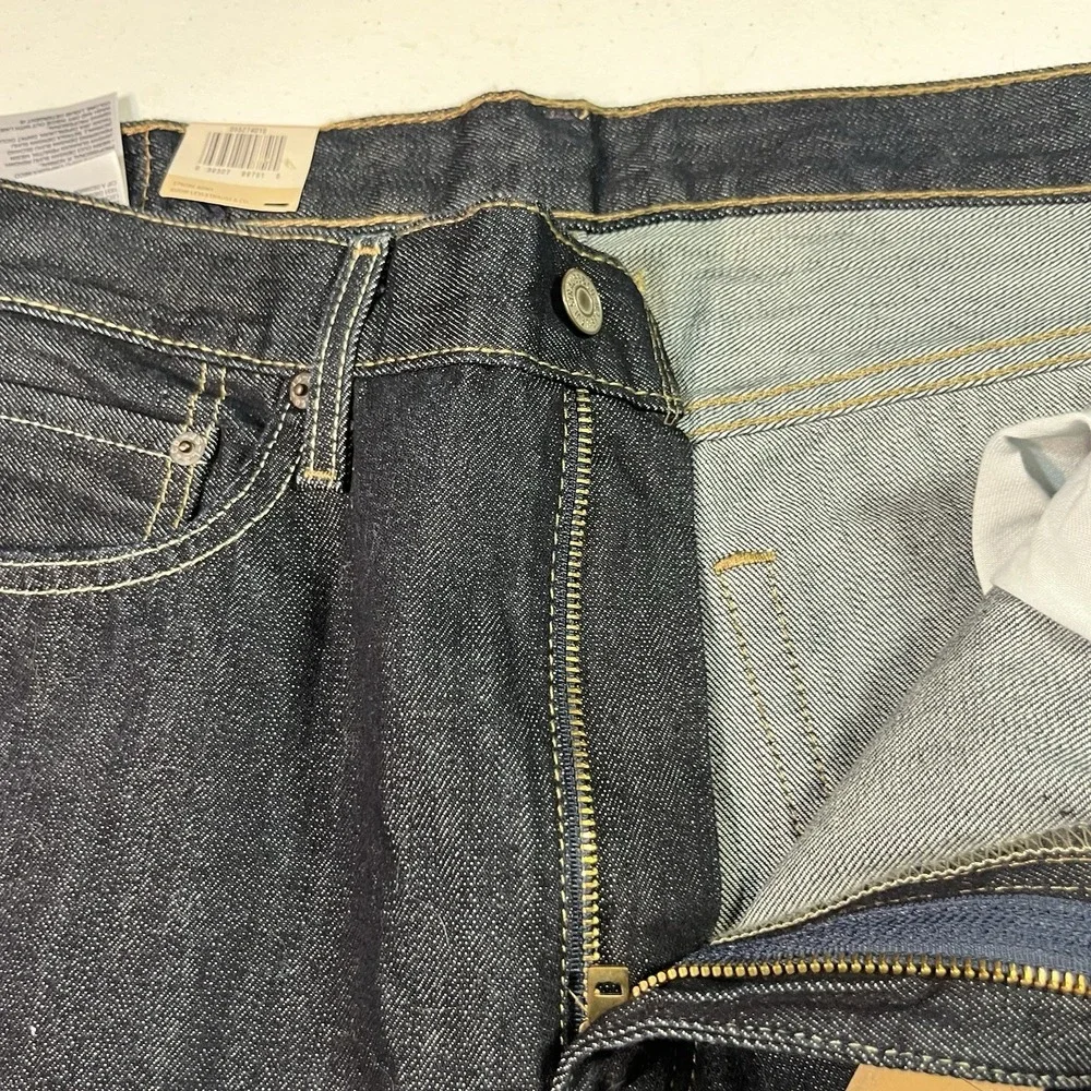 Levi's 527 Slim Boot Cut Jeans Mens 36x32 Blue Denim Dark Wash Western Cowboy